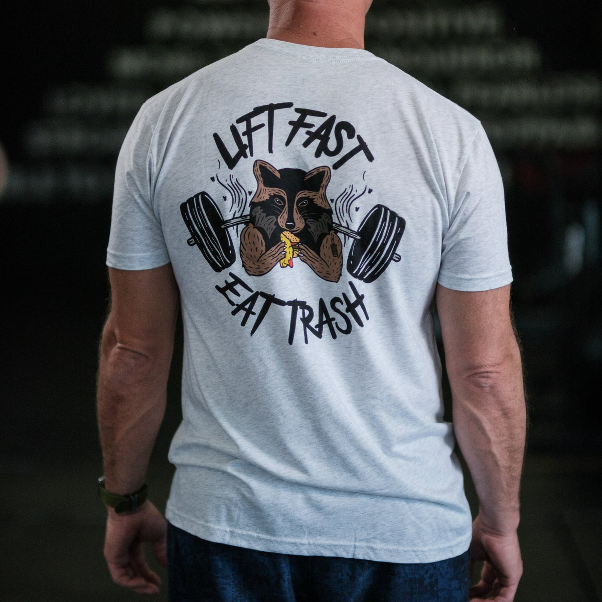 Trash Panda Weight Lifting Club - Tee by Tango Charlie Apparel