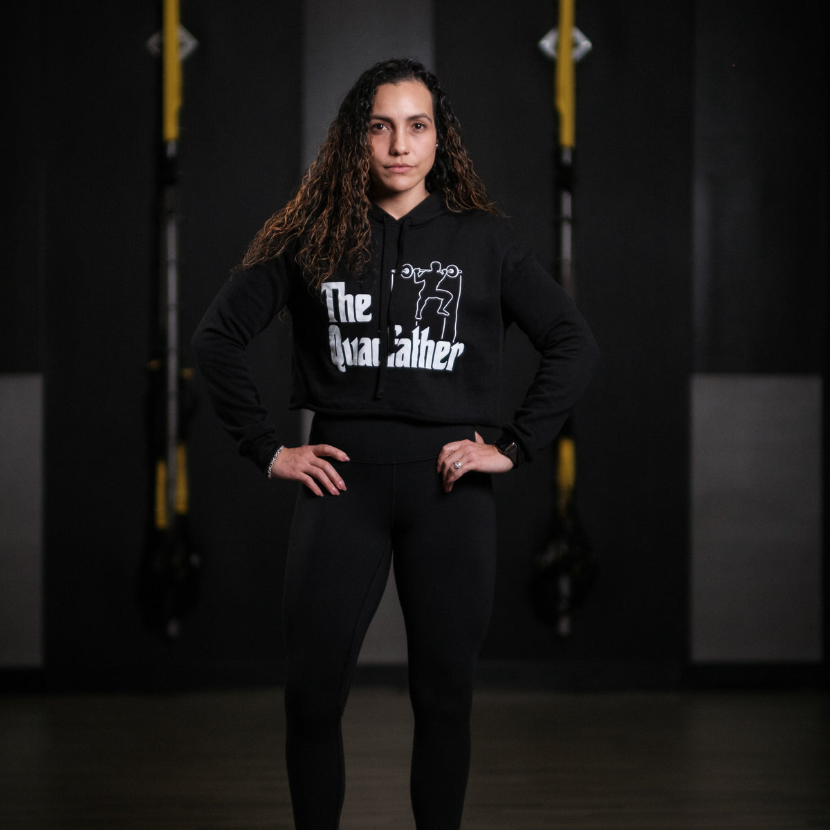 The Quadfather - Crop Hoodie by Tango Charlie Apparel