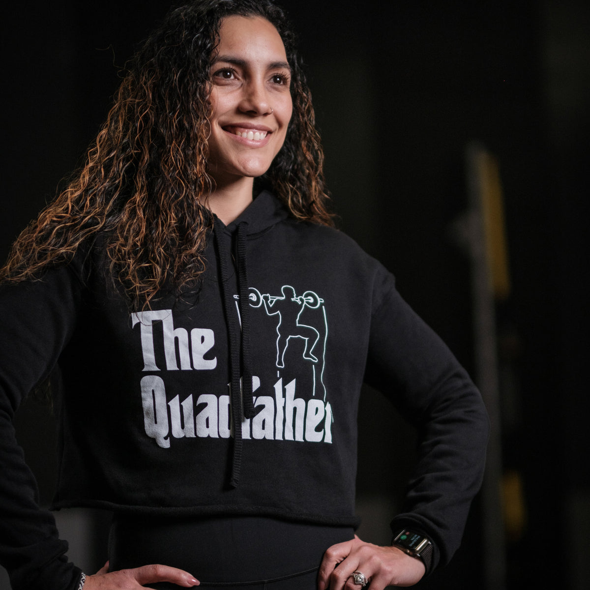 The Quadfather - Crop Hoodie by Tango Charlie Apparel