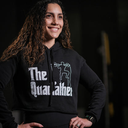 The Quadfather - Crop Hoodie by Tango Charlie Apparel