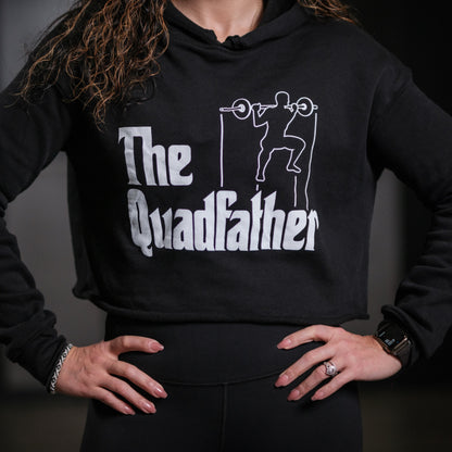 The Quadfather - Crop Hoodie by Tango Charlie Apparel