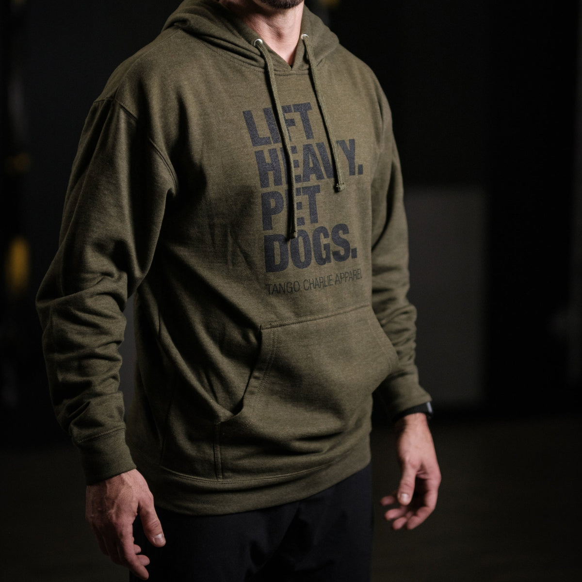 Lift Heavy. Pet Dogs. - Hoodie by Tango Charlie Apparel