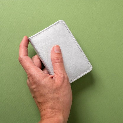 Compact Bifold with RFID Protection - Silver by CASUPO