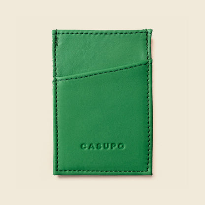 Minimalist Wallet With RFID Protection - Green by CASUPO