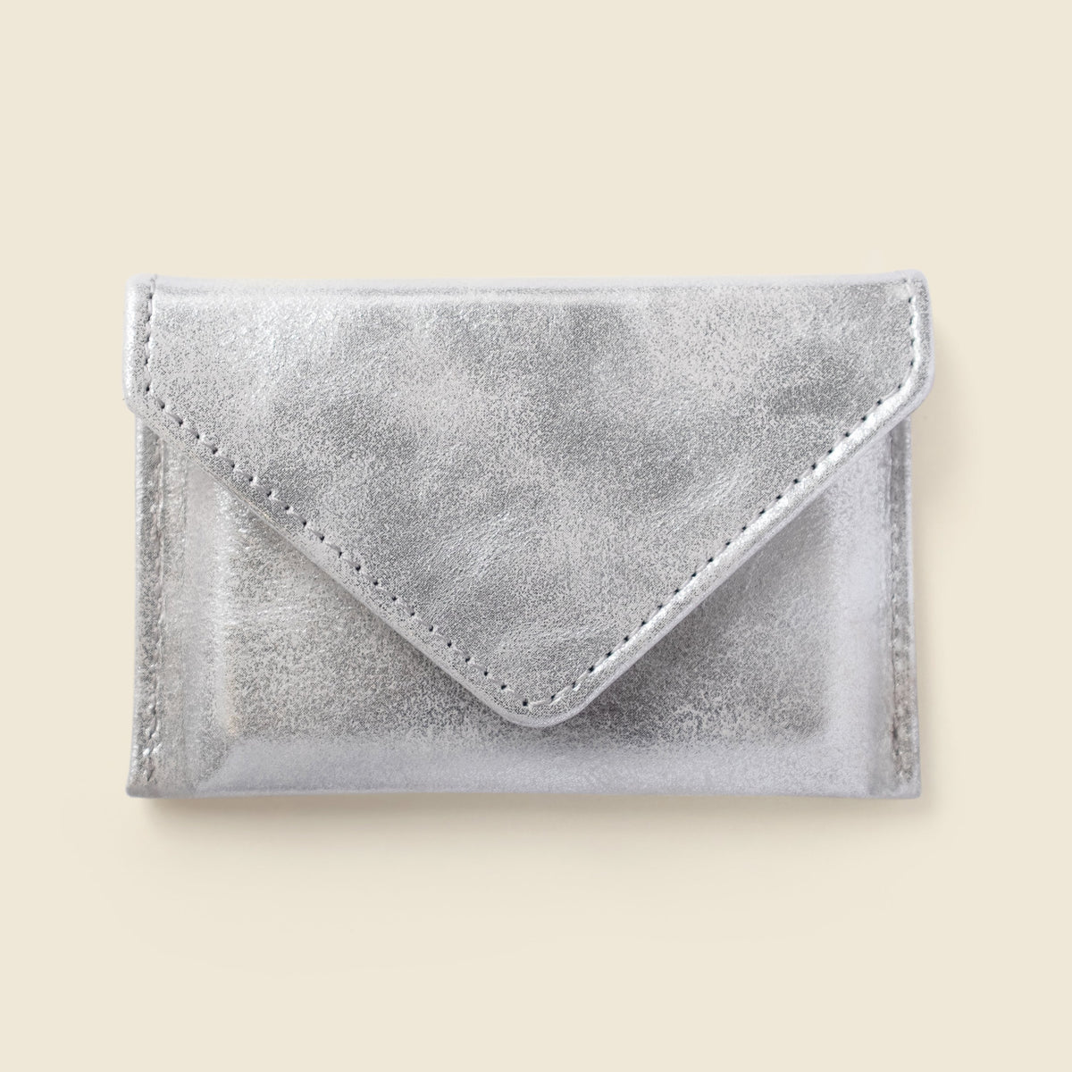 Mini Envelope Wallet With RFID protection - Silver Glitter by CASUPO