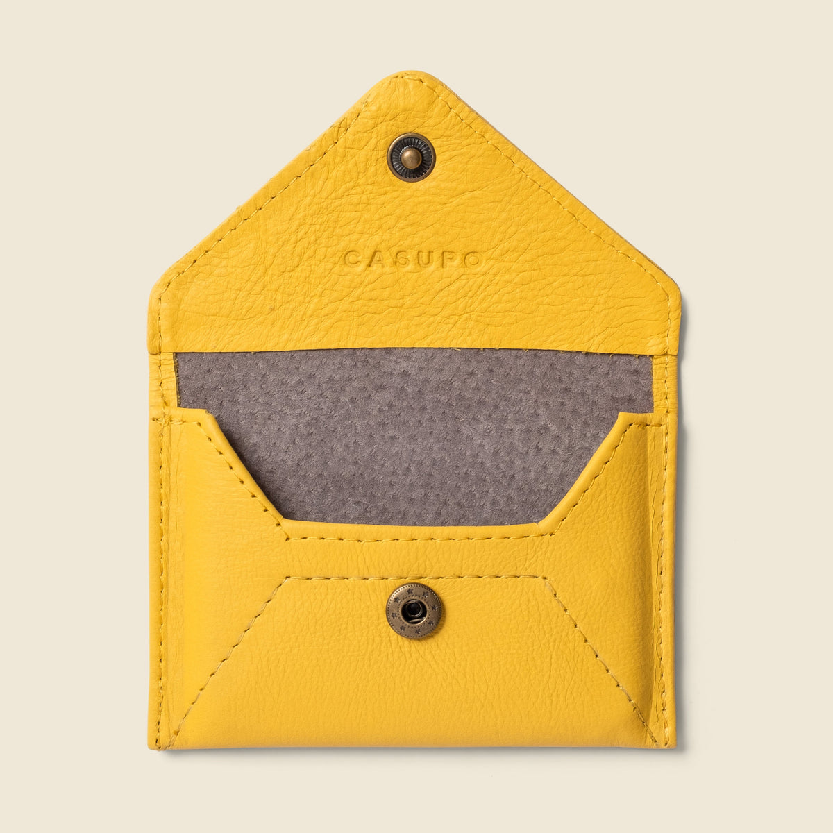 Mini Envelope Wallet With RFID protection - Sunny Yellow by CASUPO