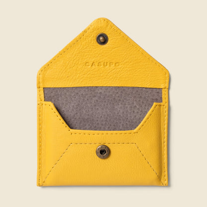 Mini Envelope Wallet With RFID protection - Sunny Yellow by CASUPO