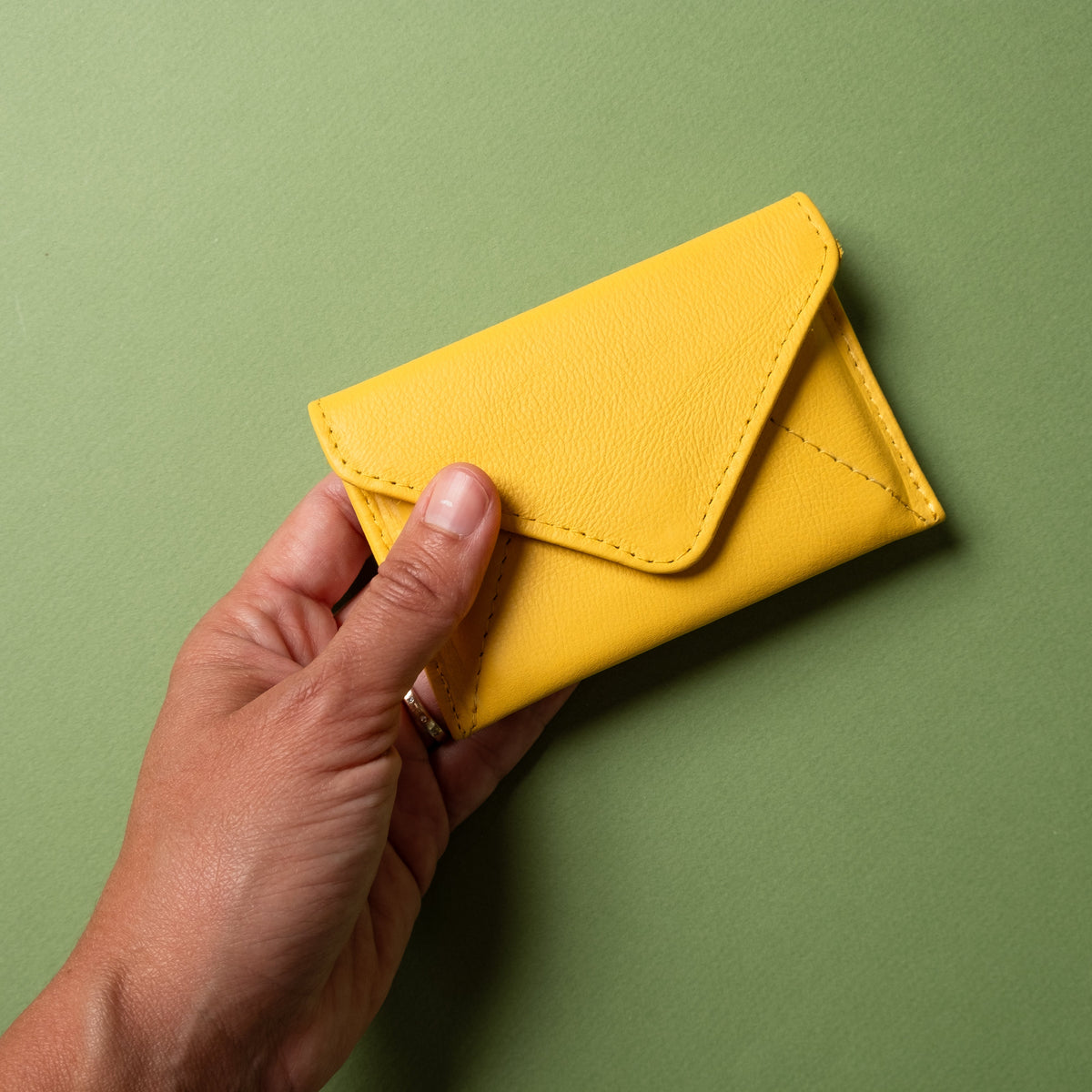 Mini Envelope Wallet With RFID protection - Sunny Yellow by CASUPO