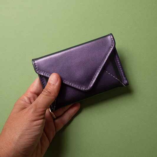 Mini Envelope Wallet With RFID protection - Iridescent by CASUPO