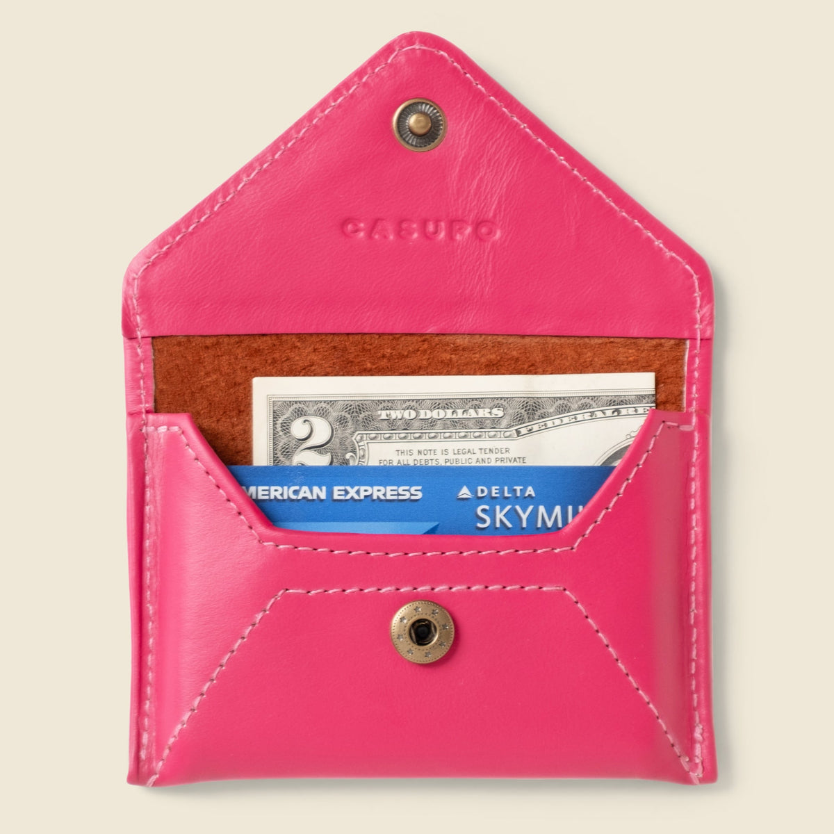 Mini Envelope Wallet With RFID protection - Raspberry by CASUPO