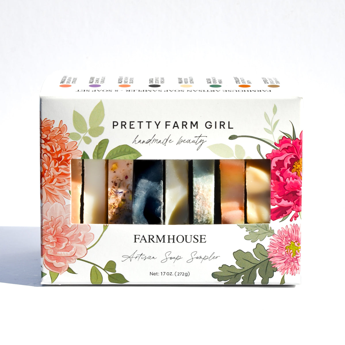 Farmhouse Artisan Goat Milk & Tallow Soap Sampler by Pretty farm girl