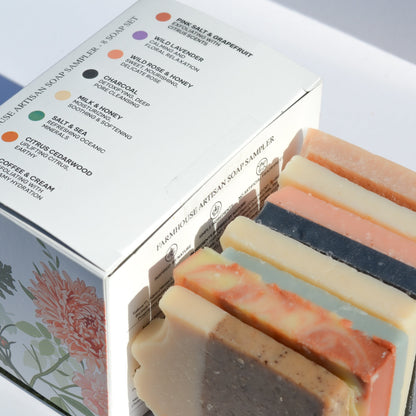 Farmhouse Artisan Goat Milk & Tallow Soap Sampler by Pretty farm girl