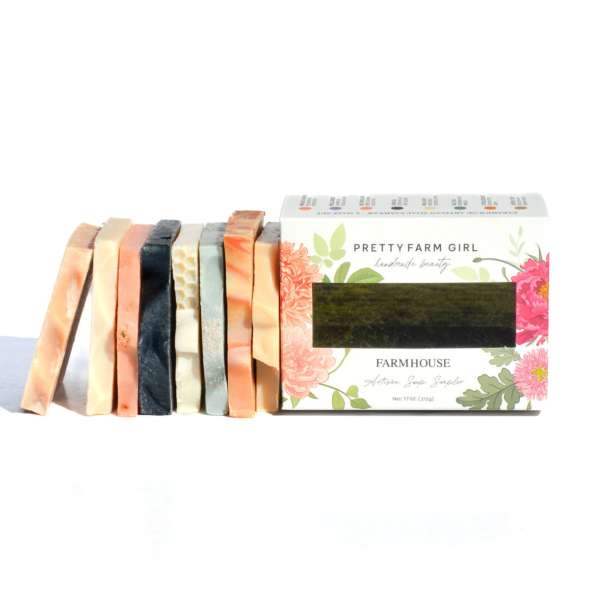 Farmhouse Artisan Goat Milk & Tallow Soap Sampler by Pretty farm girl