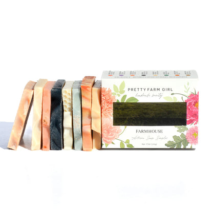 Farmhouse Artisan Goat Milk & Tallow Soap Sampler by Pretty farm girl
