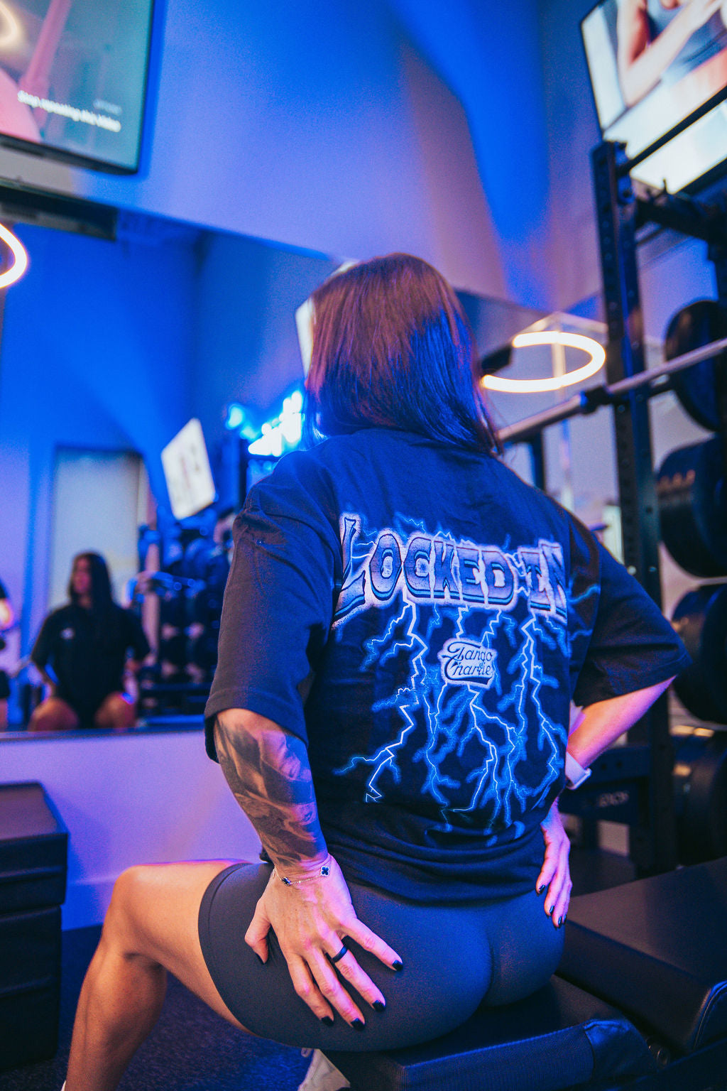 Locked In - Premium Oversized Tee by Tango Charlie Apparel
