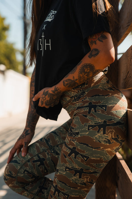 Performance Leggings | Snipes & Stripes by Tango Charlie Apparel