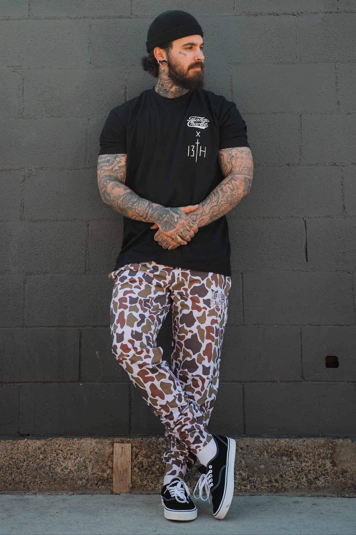 Lift Heavy. Pray Hard. - Black Tee by Tango Charlie Apparel