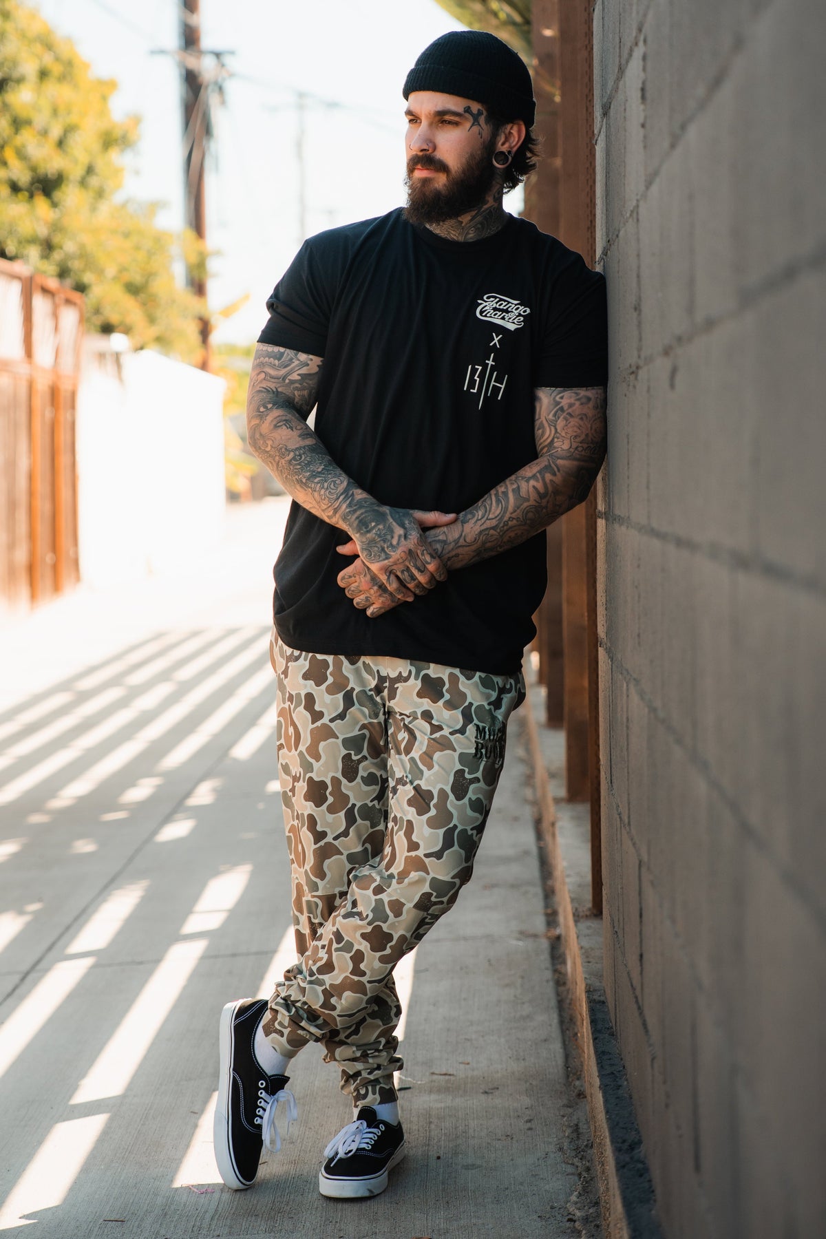Lift Heavy. Pray Hard. - Black Tee by Tango Charlie Apparel