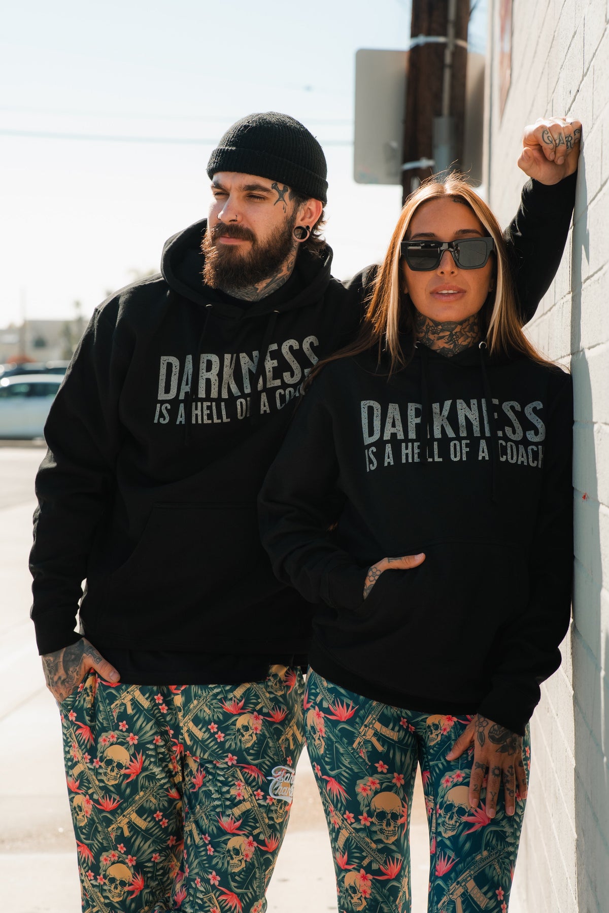 Darkness is a HELL of a Coach - Hoodie by Tango Charlie Apparel