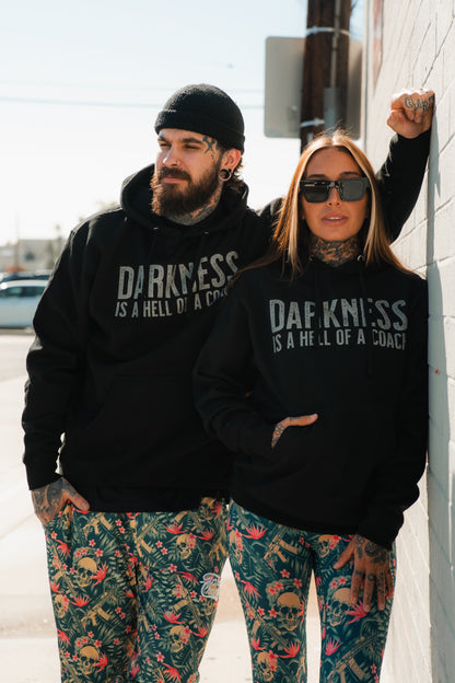 Darkness is a HELL of a Coach - Hoodie by Tango Charlie Apparel