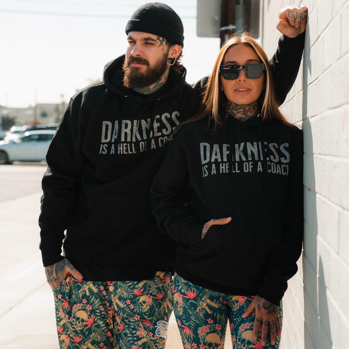 Darkness is a HELL of a Coach - Hoodie by Tango Charlie Apparel