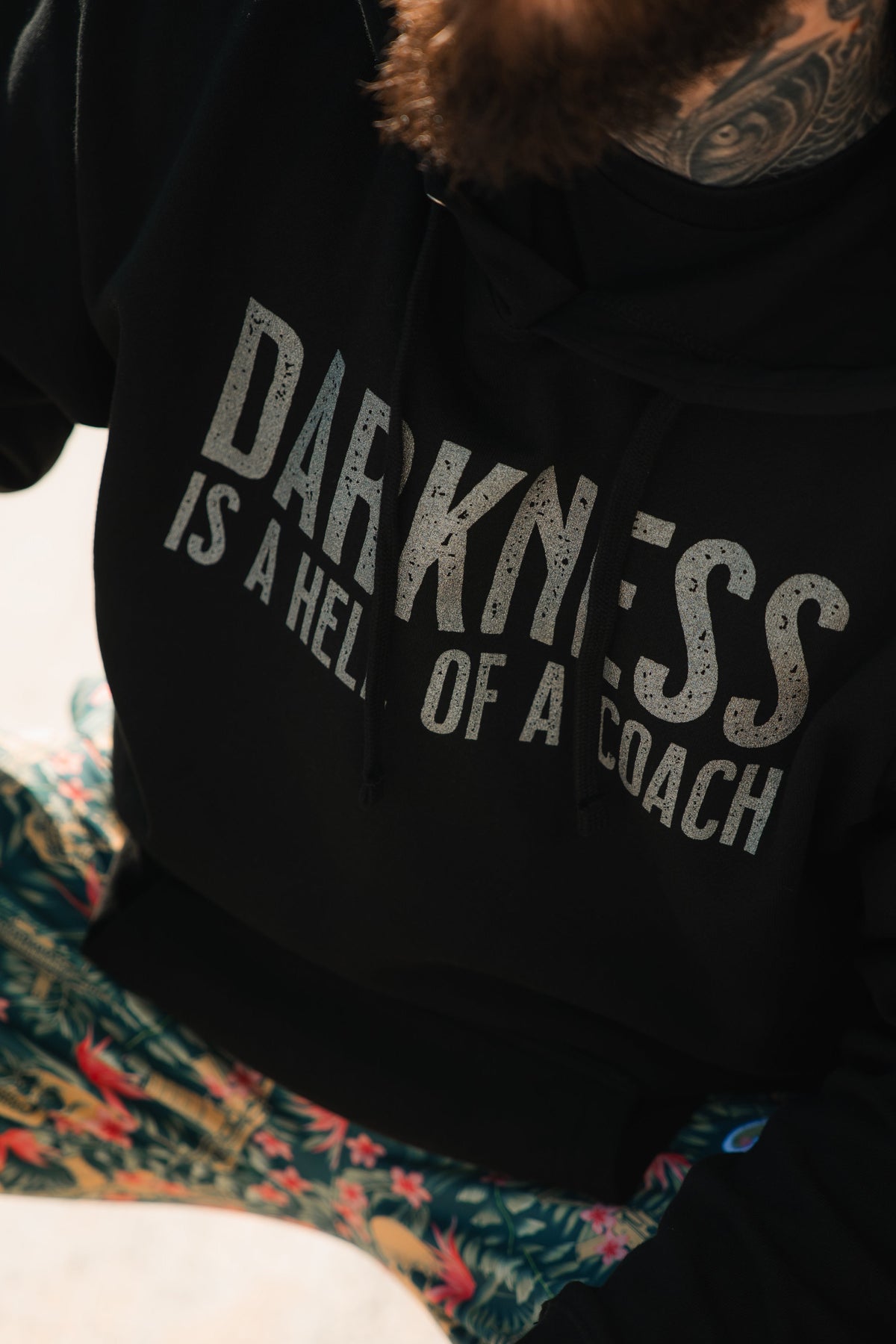Darkness is a HELL of a Coach - Hoodie by Tango Charlie Apparel