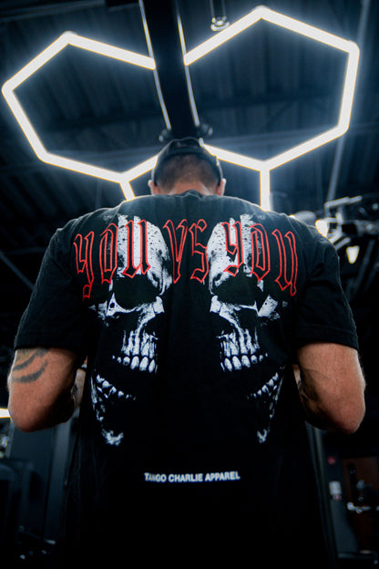You vs You - Premium Oversized Tee by Tango Charlie Apparel
