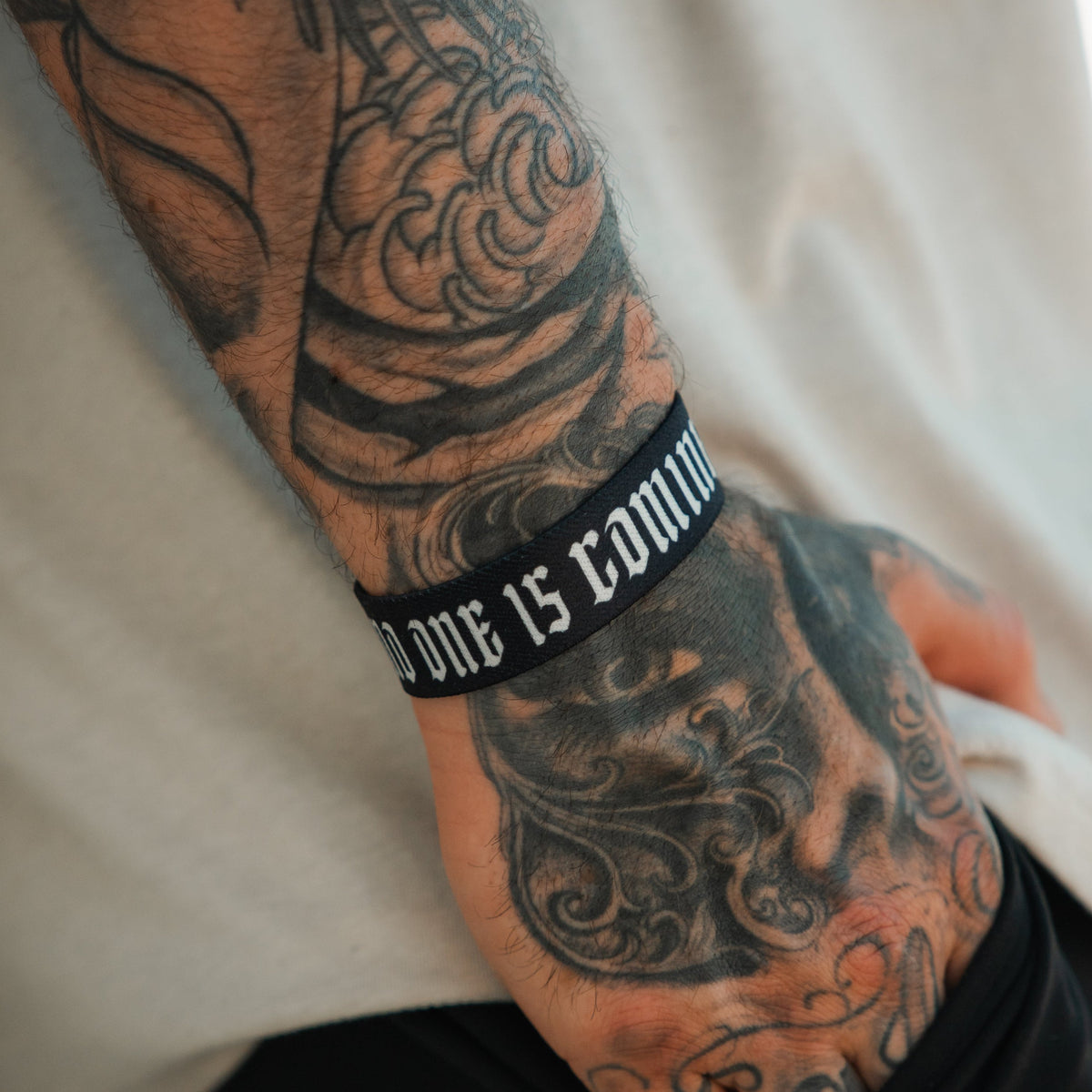No One Is Coming To Save You - Wristband by Tango Charlie Apparel