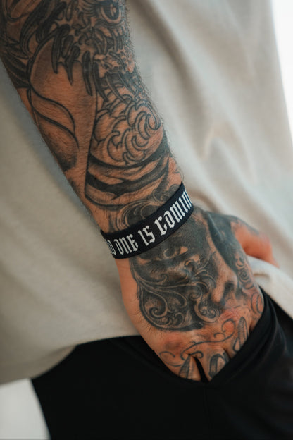 No One Is Coming To Save You - Wristband by Tango Charlie Apparel