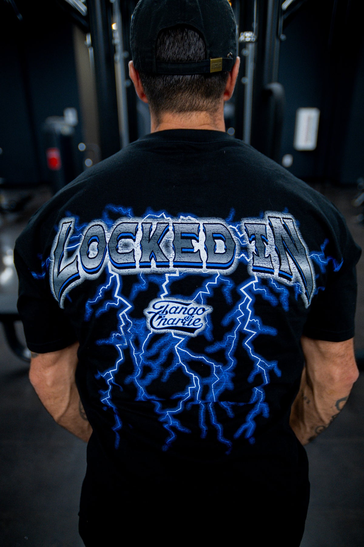 Locked In - Premium Oversized Tee by Tango Charlie Apparel