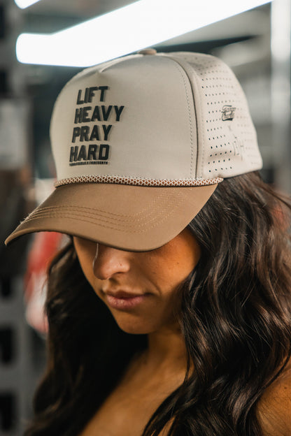 Lift Heavy. Pray Hard. Hydro - Snapback Hat by Tango Charlie Apparel
