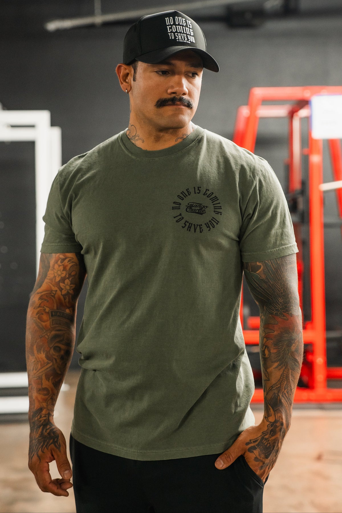 No One Is Coming To Save You Hemp - Premium Tee by Tango Charlie Apparel