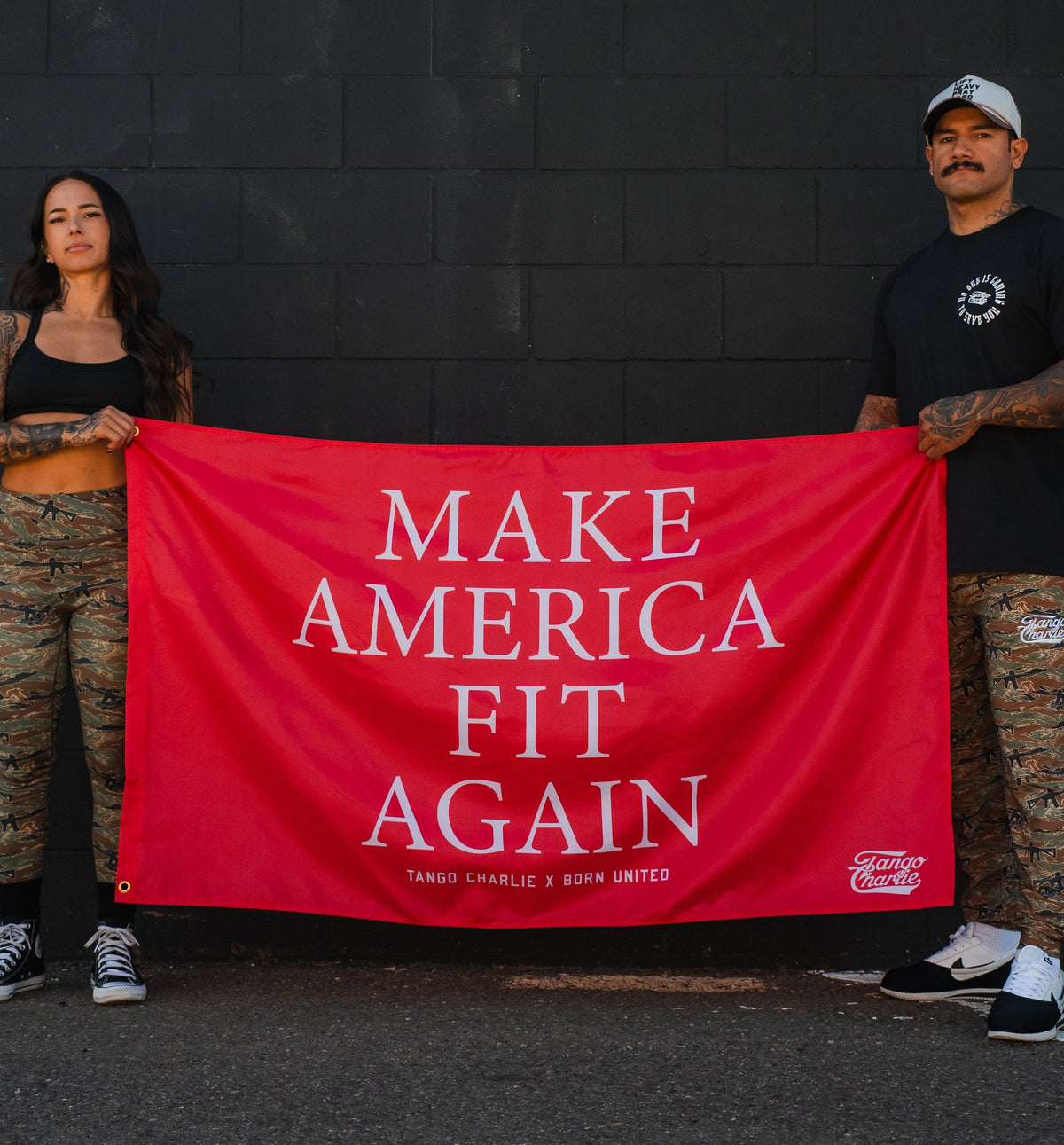 Make America Fit Again - Flag by Tango Charlie Apparel