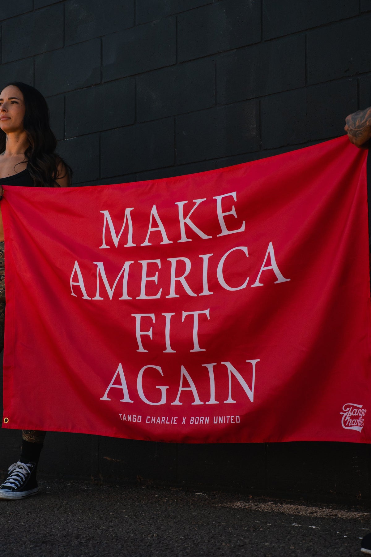 Make America Fit Again - Flag by Tango Charlie Apparel