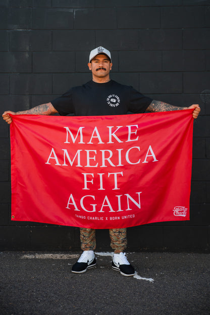 Make America Fit Again - Flag by Tango Charlie Apparel