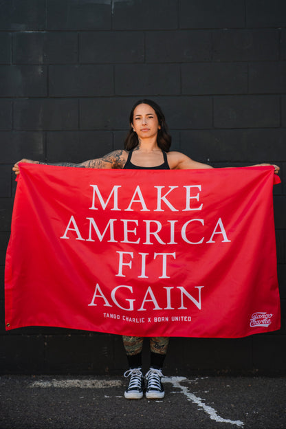 Make America Fit Again - Flag by Tango Charlie Apparel