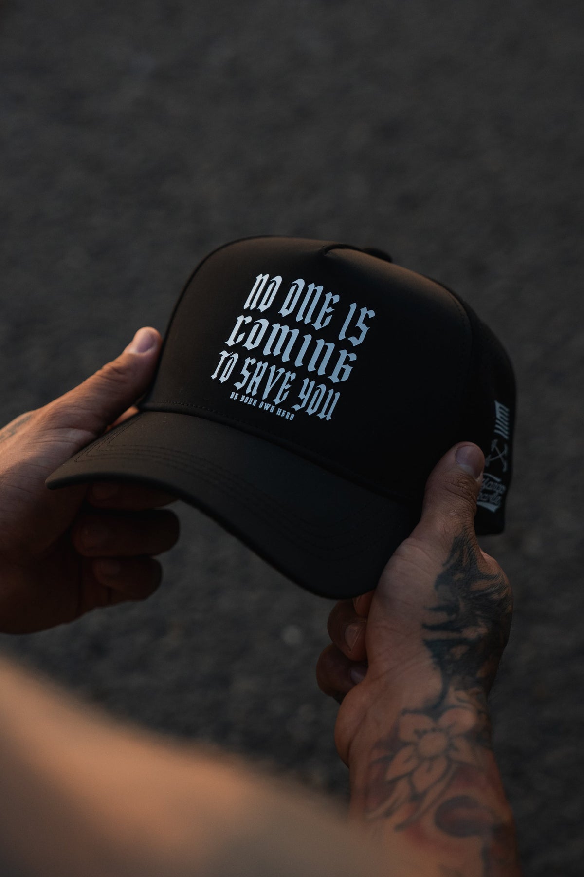 No One Is Coming To Save You Hydro - Snapback Hat by Tango Charlie Apparel