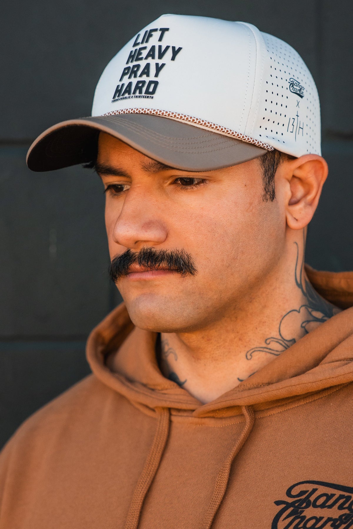 Lift Heavy. Pray Hard. Hydro - Snapback Hat by Tango Charlie Apparel