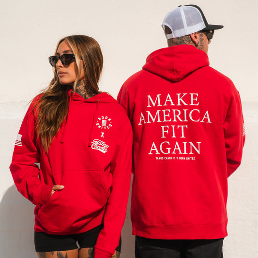 Make America Fit Again - Hoodie by Tango Charlie Apparel