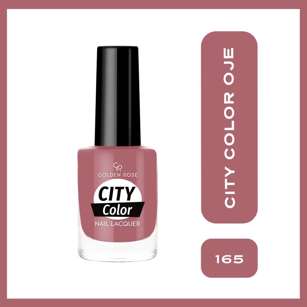 Golden Rose City Color Nail Lacquer in Shade 165 Glossy Finish by Beauty Care Bag
