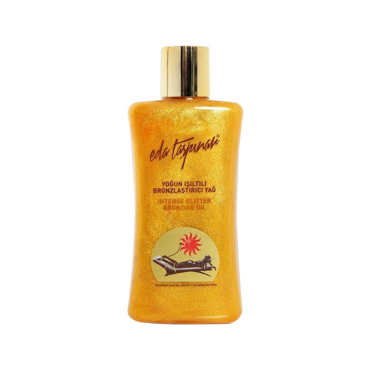 Eda Ta_põnar Intensive Bronzing Shimmering Body Oil - Tanning Oil for Sun-Kissed Glow, 6.76 fl oz by Beauty Care Bag