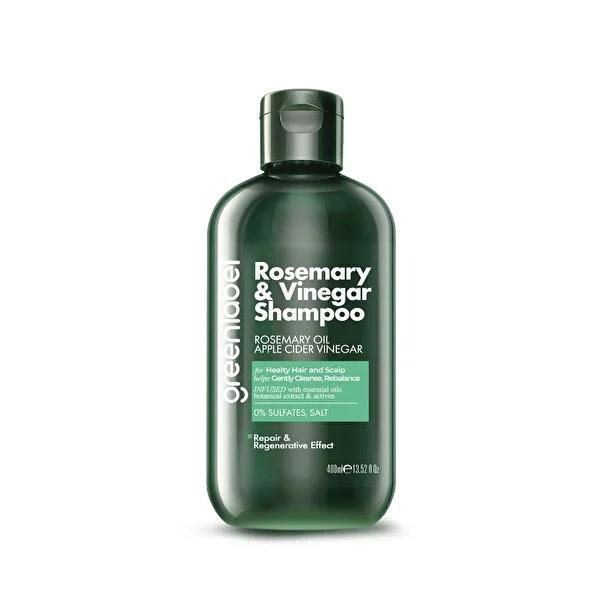 Greenlabel Rosemary & Apple Cider Vinegar Shampoo: Sulfate & Paraben-Free, Promotes Hair Growth, Anti-Dandruff, Natural Shampoo for Healthy Hair by Beauty Care Bag
