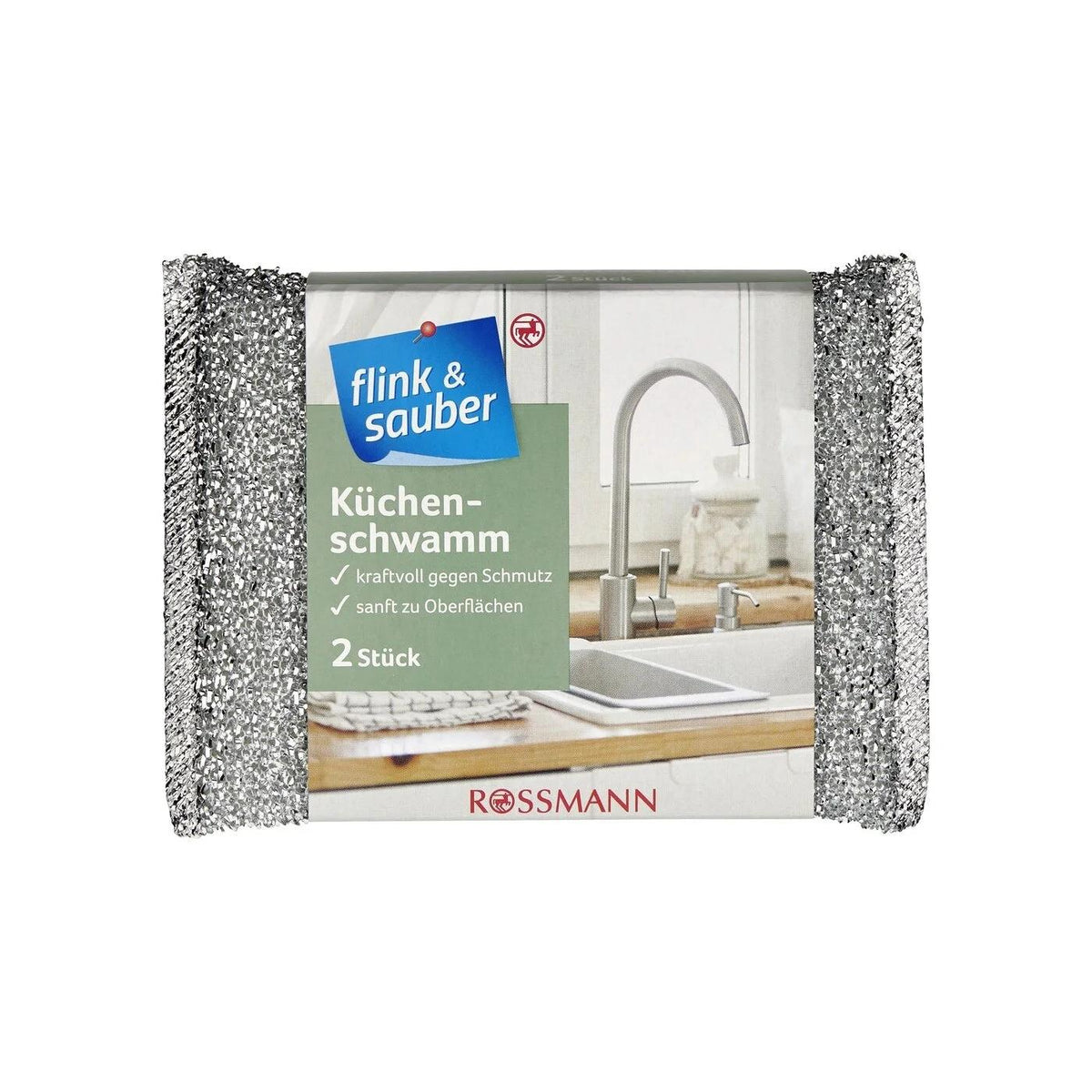 Flink Sauber Kitchen Sponge for Easy Cleaning 1 Unit by Beauty Care Bag