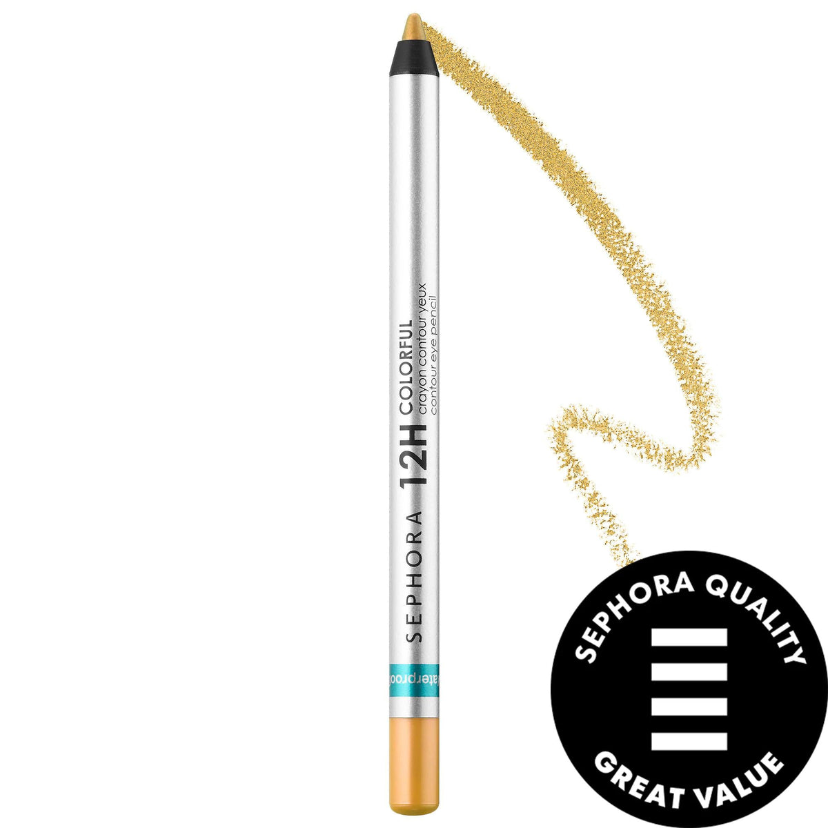 MILANI 12 Hour Contour Pencil Eyeliner - Waterproof, Vegan, Long Lasting Eye Makeup by Beauty Care Bag
