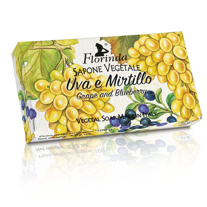 Florinda Grape & Blueberry Vegetal Soap Bar 100g by Beauty Care Bag