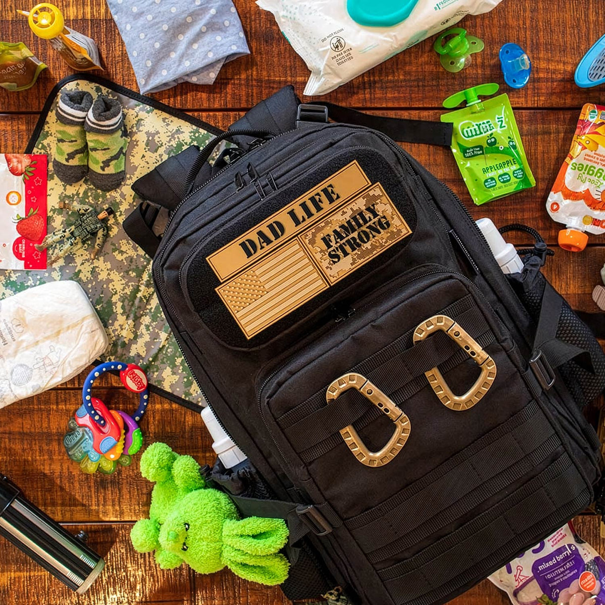 JUG 30L Dad Diaper Bag Backpack - Black by Active Doodie Gear­®