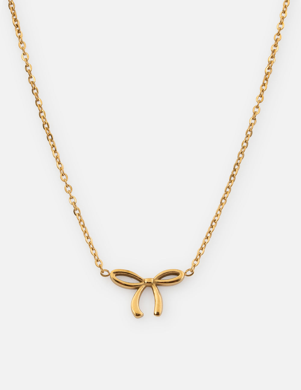 Dainty Bow Necklace by Elevated Faith
