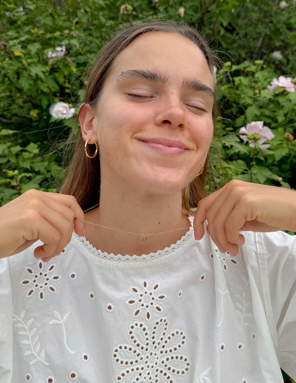 Dainty Bow Necklace by Elevated Faith