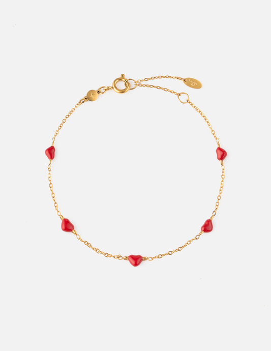Dainty Love Link Bracelet by Elevated Faith