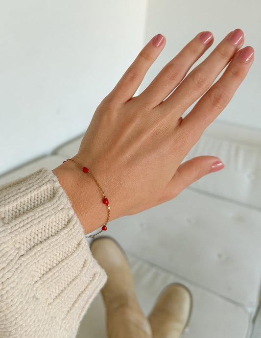 Dainty Love Link Bracelet by Elevated Faith